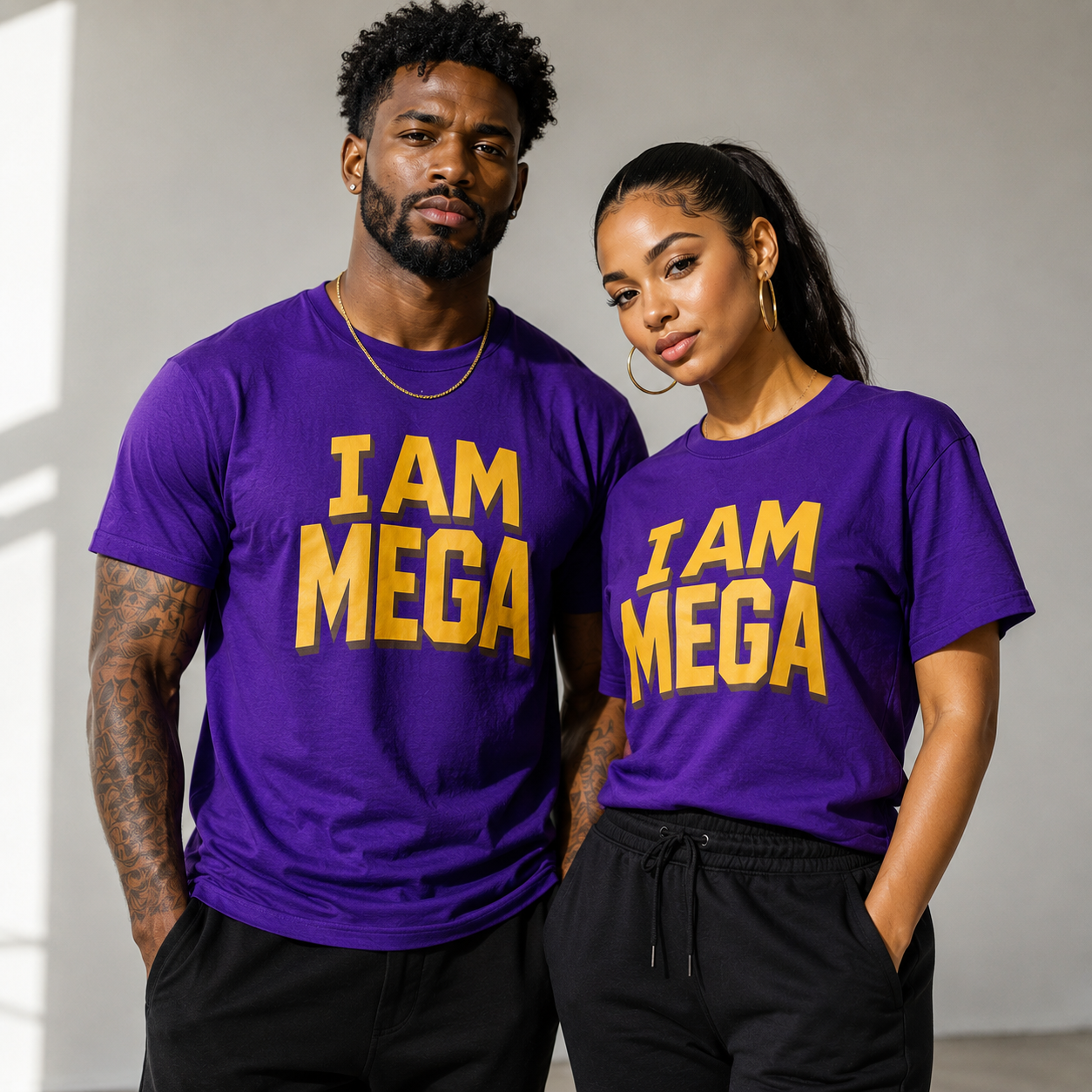 I AM MEGA shirts