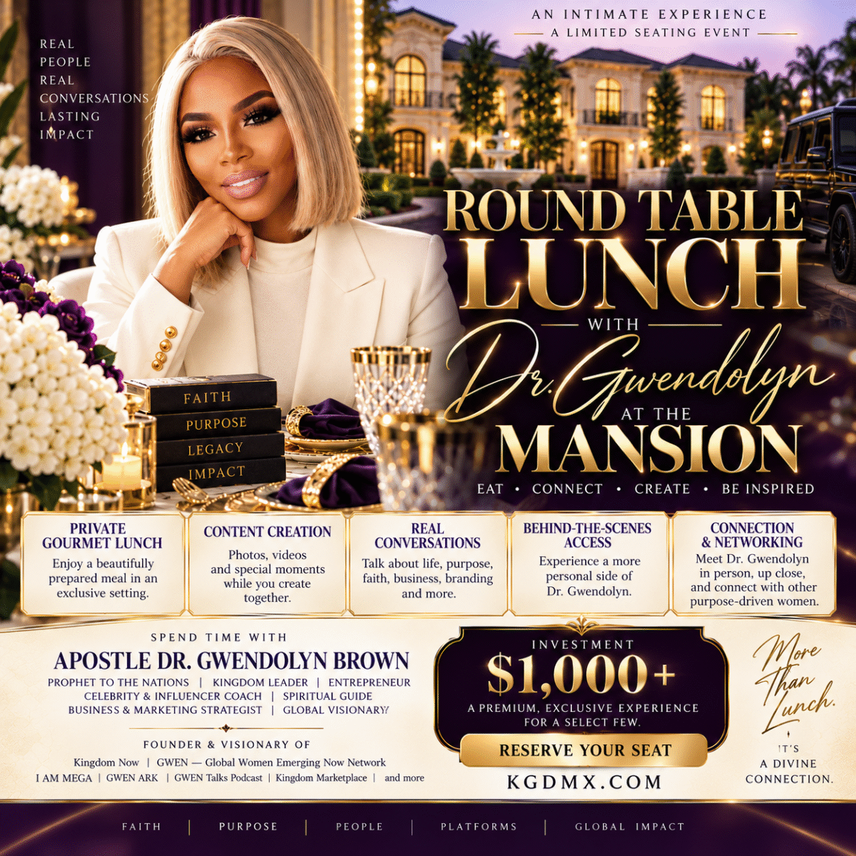 Roundtable Lunch Hangout with Dr. Gwendolyn - Image 1