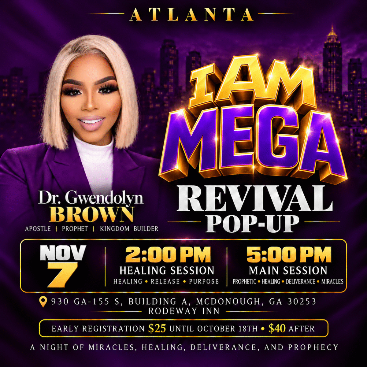I AM MEGA Revival Pop-up TICKETS - Image 1